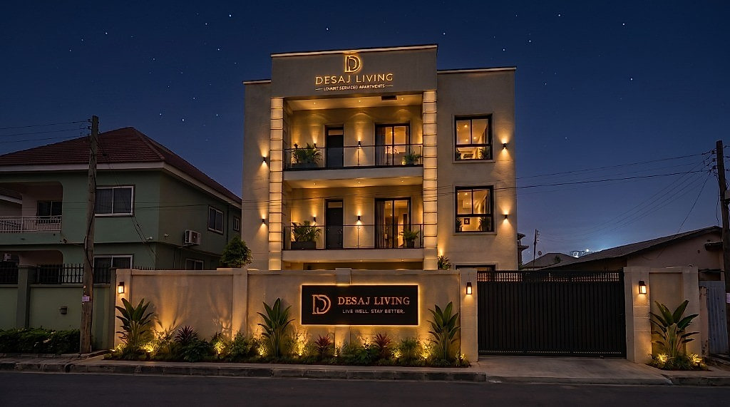 DESAJ LIVING serviced apartments, managed by AGYAMPA DESAJ LTD, Accra